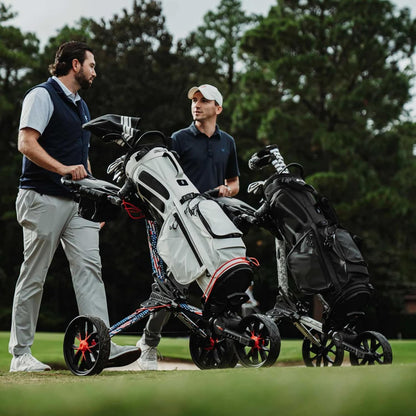 Bag Boy Nitron Golf Push Cart, Red/Black