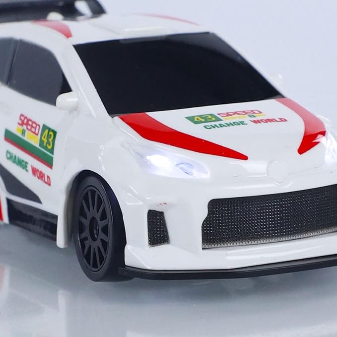 TOUCAN RC HOBBY 1/43 RC Drift Car High Speed 4WD Racing Vehicles 2.4GHz RTR Mini Car Model Radio Battery Lights Gyroscope for Ages 14+