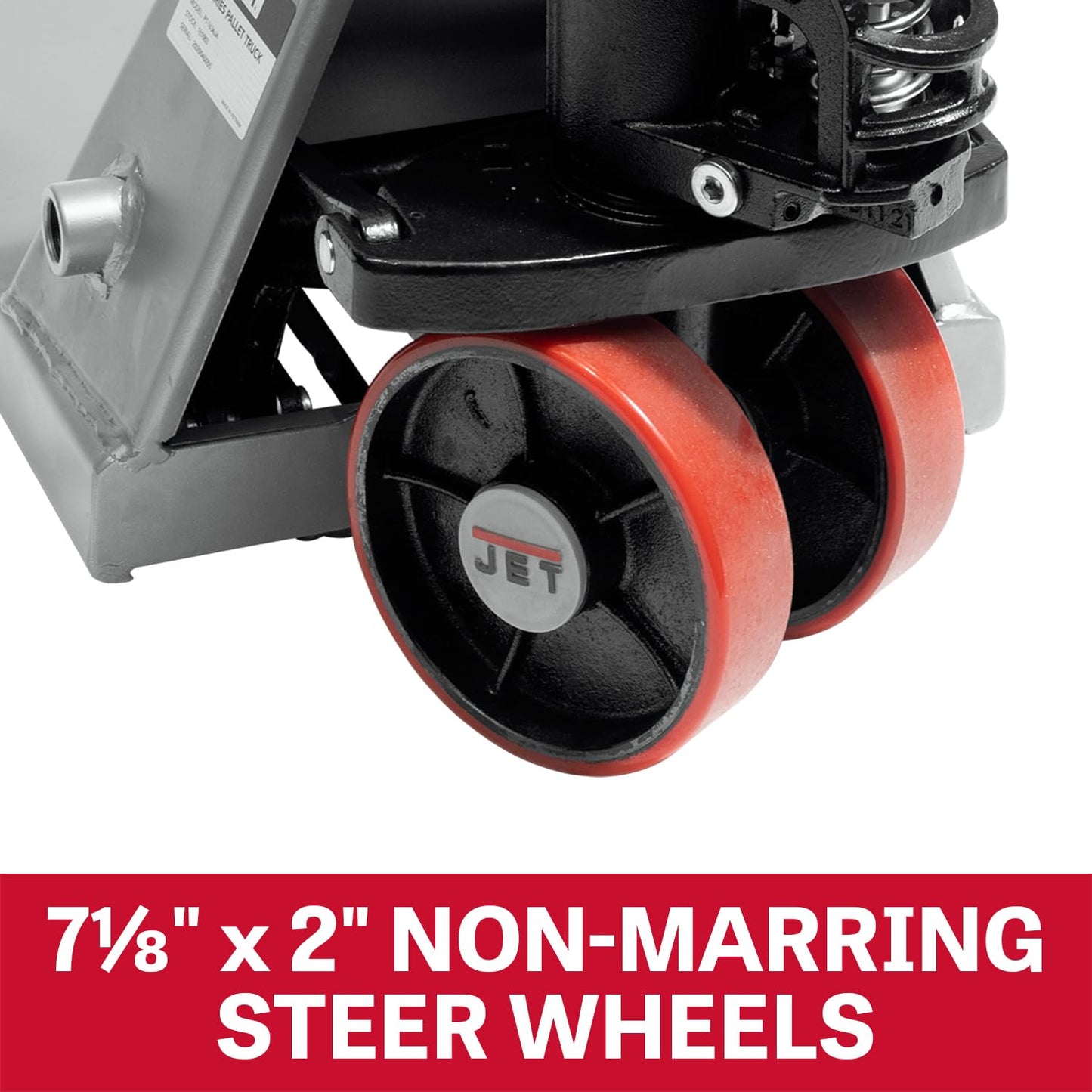 Jet 27" x 42" Pallet Jack, 5500 Lb. Capacity (Model PT-2742JB)
