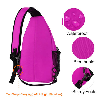 MOSISO Sling Backpack, Multipurpose Crossbody Shoulder Bag Travel Hiking Daypack