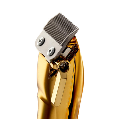 KISS Precision Blade Cordless Trimmer with Stainless Steel T-Blade, Powerful High-Torque, High-Speed Motor, 3 Blade Guard Attachments & Blade Cover, USB Cable & Long-Lasting Lithium Ion Battery