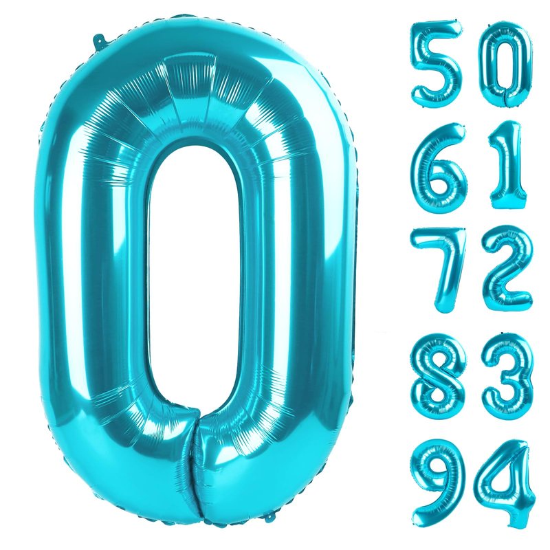 Blue Number 22 Balloon 40 inch, 22 Number Balloons, 22nd Blue Birthday Decorations, 22 Year Old Women Men blue Party Supplies