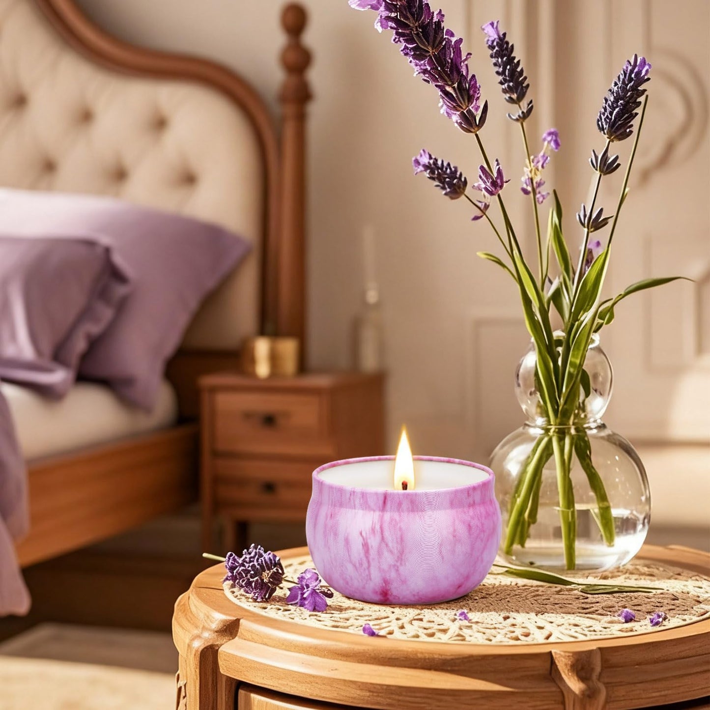 Aromatherapy Candle Gift Set for Women, Pack of 2, 16 Pack Fruity Floral Soy Wax Candles