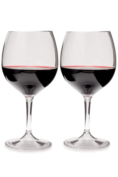 GSI Outdoors Nesting Red Wine Glass Set for Compact Storage and Comfortable Drinking, 15 fl. oz., 79312