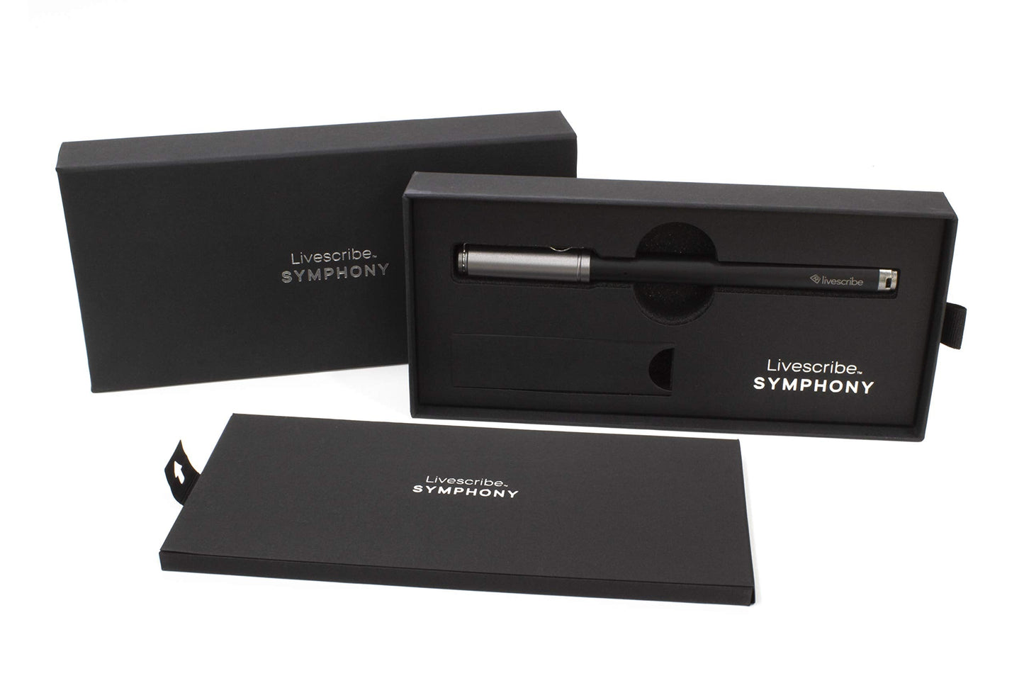 Livescribe Symphony Smartpen Digital Pen – Compatible with iOS, Android, Smartphones, Tablets (Latest Version), Black