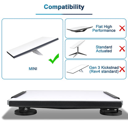 Mskekit Starlink Mini Mount with Portable Magnetic, Universal Compatibility, Black Alloy Steel Floor Mount