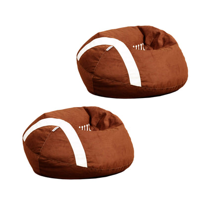Big Joe Classic Bean Bag Chair, Mini Clouds Oat Smartmax, Durable Polyester Nylon Blend, 2 feet Round