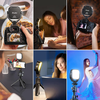 Ulanzi VL100X Selfie Light, Clip LED Light Panel for Phone/Laptop/Tablet/Computer, Bi-Color Portable Clip Camera Light with Dimmable 2500-6500K with 2000mAh Battery for Video Conference/Picture