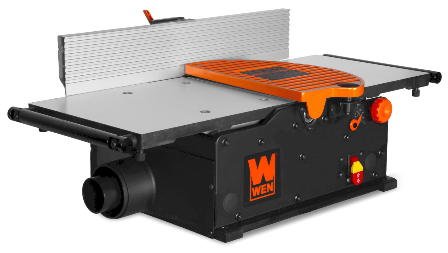 WEN 12-Amp 12-Inch Spiral Benchtop Jointer with Extendable Cast-Iron Table (JT1224H)