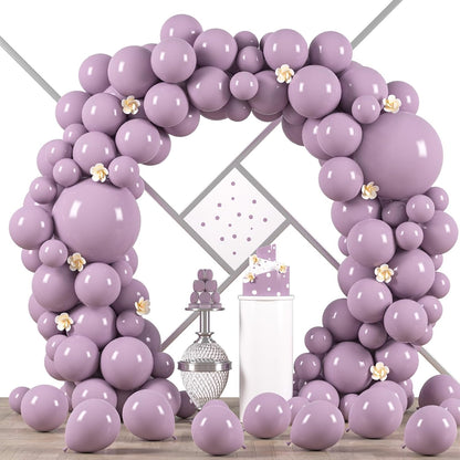 Voircoloria Lilac Balloon Garland Kit - 90-Pack of 5-18 Inch Balloons for Weddings, Birthdays & Parties