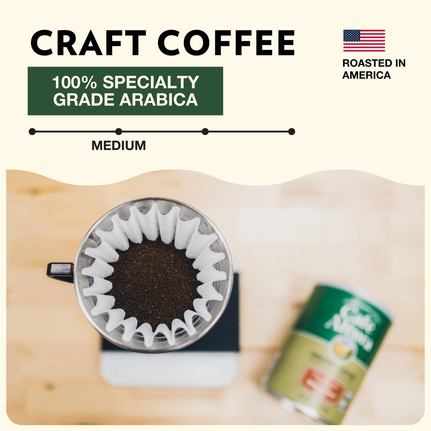Cafe Altura Ground Organic Coffee, Regular Roast, 12 oz Can (Pack of 3)