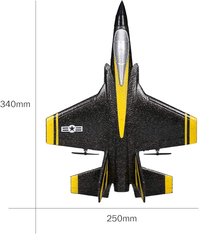 GoolRC FX635 RC Airplane 2 Channel RC Plane 2.4Ghz Remote Control Airplane Ready to Fly Foam Glider with 3 Axis Gyro Fixed Wing Aircraft Toys for Beginners and Adults