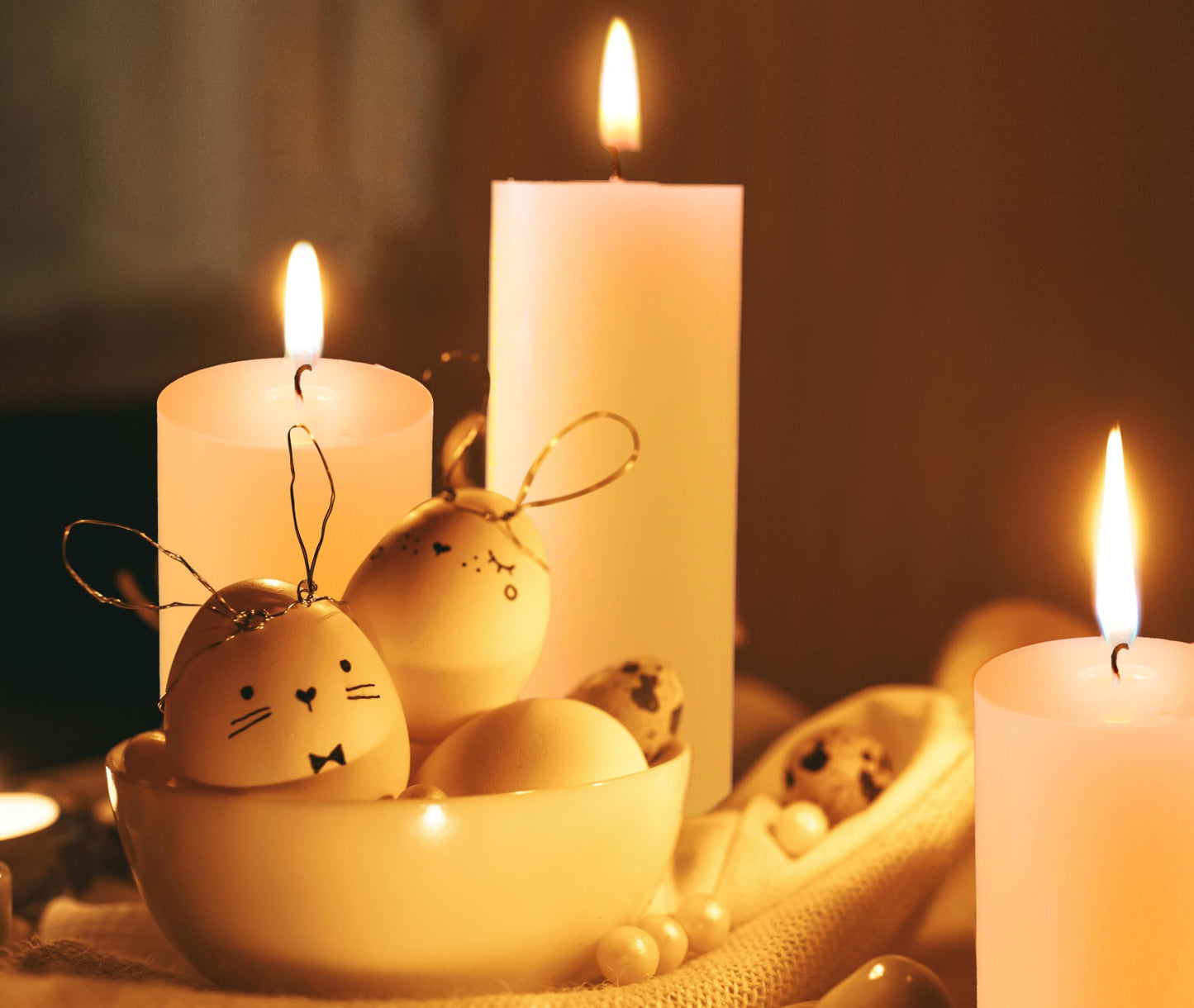 EAKE 36 Pcs Pillar Candles, Unscented Ivory White Pillar Candles, Smokeless Long Burning Wax Candles for Wedding Centerpieces, Valentines Day, Fireplace, Special Occasion, 2 in by 3, 5.9, 7.8IN