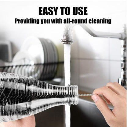2pcs Bottle Brush for SodaStream, Cleaning Brush with Soft Anti-Scratch Bristles Soda Bottle Cleaner Washing Tool Home Kitchen Use