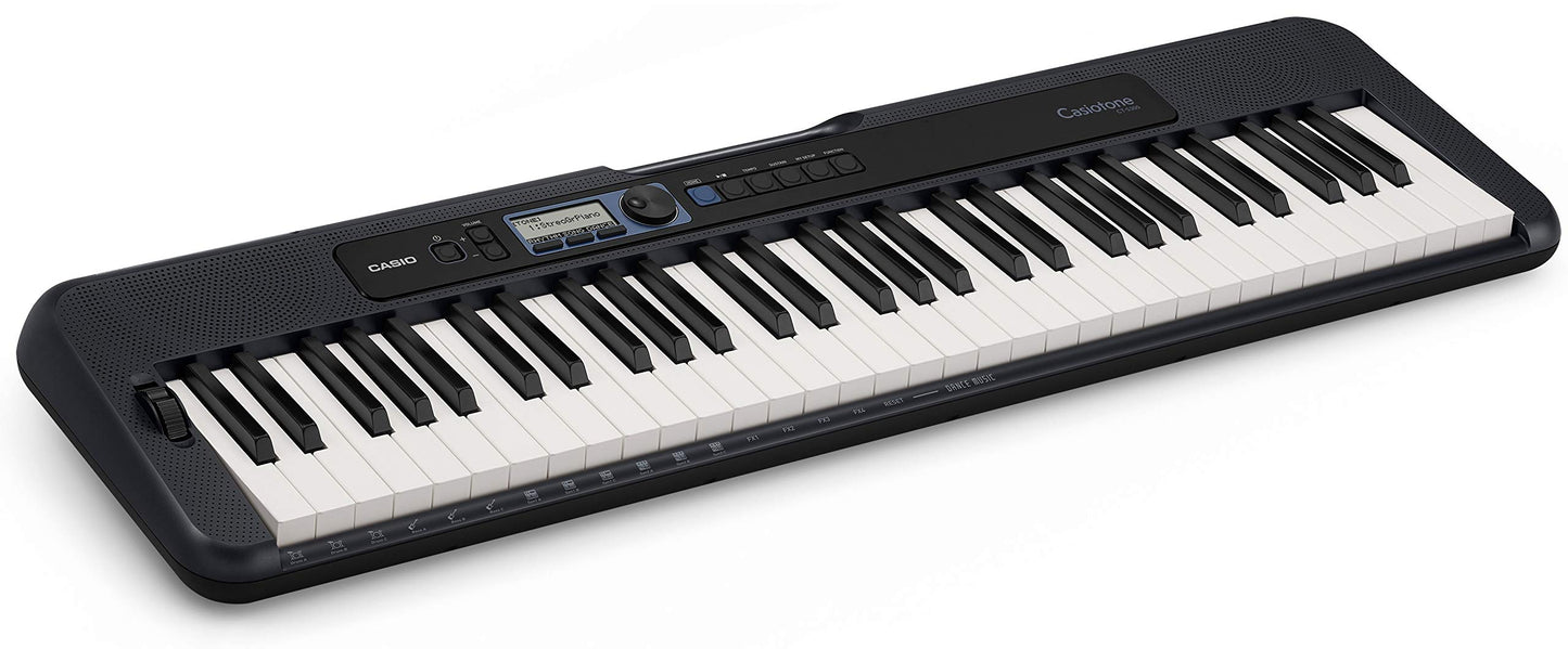 Casio CT-S300 EPA 61-Key Premium Keyboard Package with Headphones, Stand, Power Supply, 6-Foot USB Cable and eMedia Instructional Software