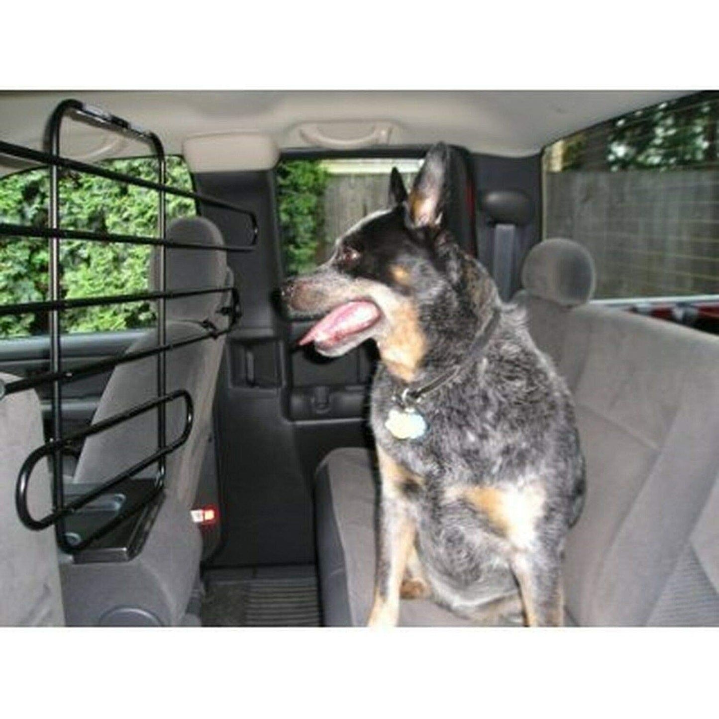 The ZooKeeper Original Car, SUV, Truck Dog Barrier: Adjustable Universal for All Vehicles - Moves with Your Vehicle Seats. Tilt. Slide. Recline. Easy Install - Strong Metal Tubing Gate Pet Divider