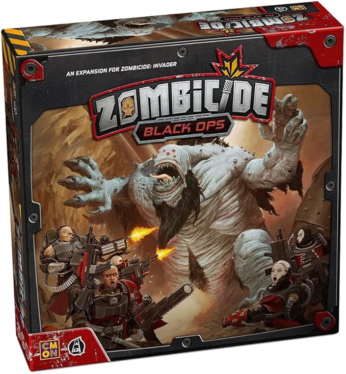 CMON Zombicide Invader Black Ops Expansion - Unleash The Black Ops Squad Against Xenos on PK-L7! Cooperative Strategy Game with Tabletop Miniatures Ages 14+ 1-6 Players 1 Hour Playtime CMON