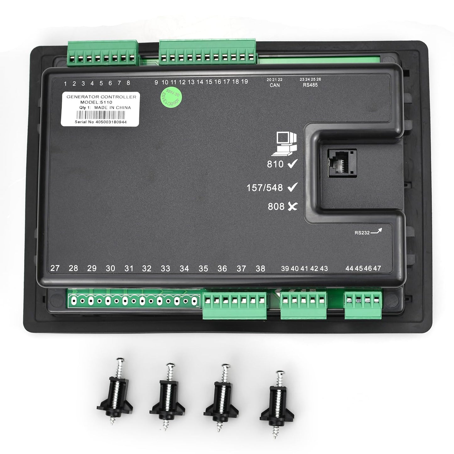 VehiclePro DSE5110 Auto Controller,Generator Controller 5110 for Generator Genset Control Module Panel DSE 5110