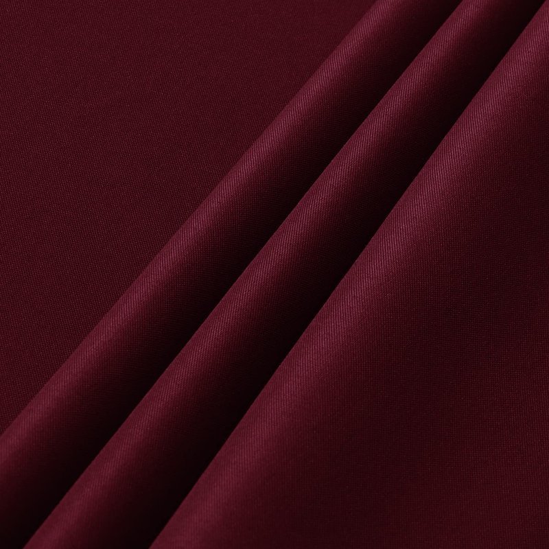 sancua 2 Pack Burgundy Tablecloth 60 x 84 Inch, Rectangle 4 Feet Table Cloth - Stain and Wrinkle Resistant Washable Polyester Table Cover for Dining Tables, Buffet Parties and Camping