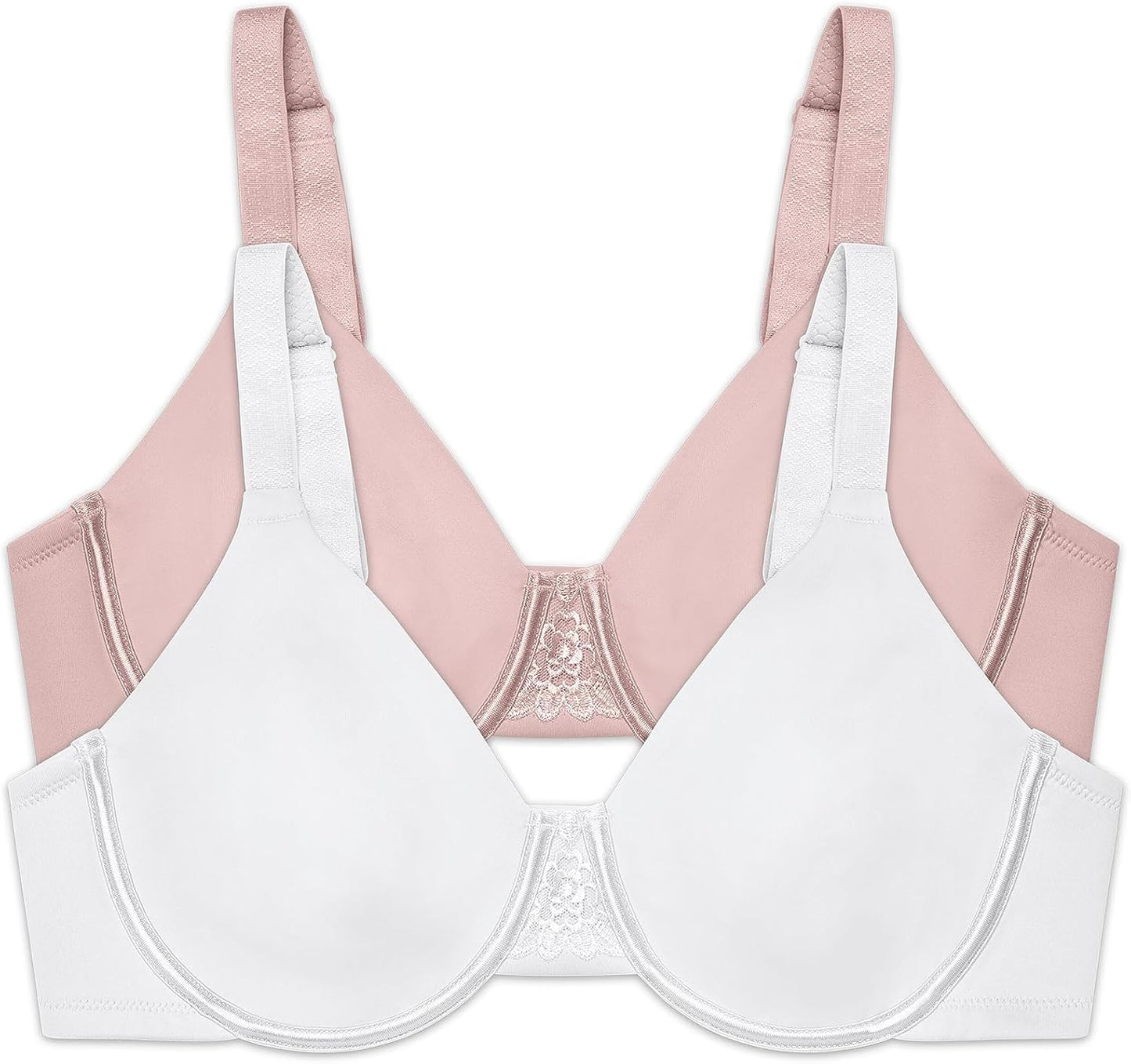 Vanity Fair Women's Beauty Back Smoothing Minimizer Bra, Minimizes Bust Line up to 1.5", Non Padded Cups up to H