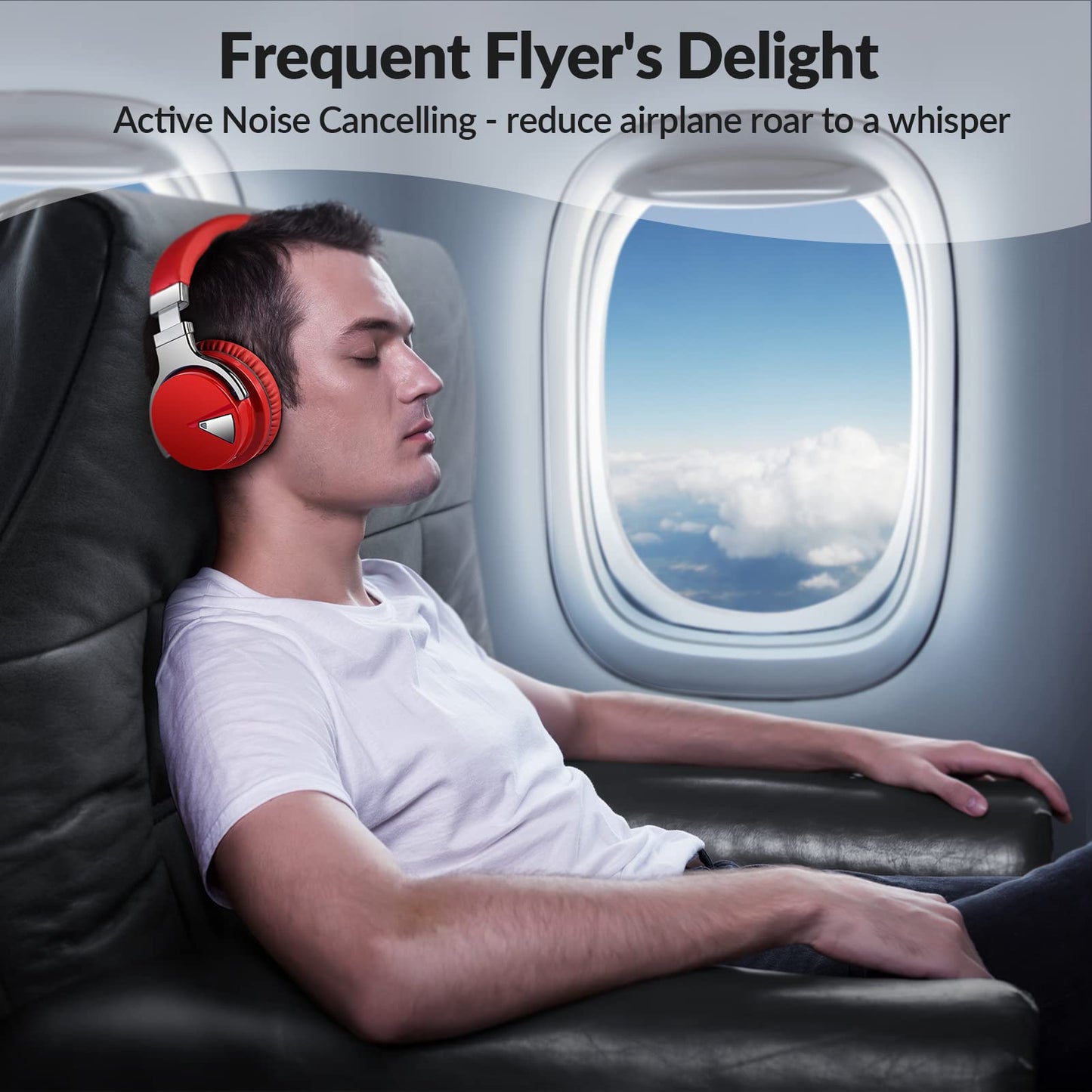 Million Sold 10 Years Classic E7 Active Noise Cancelling Headphones with Upgraded Noise Cancellation, Bluetooth Headphones Wireless with HD Sound Vivid Deep Bass, for Home Office Travel Gift Pcs