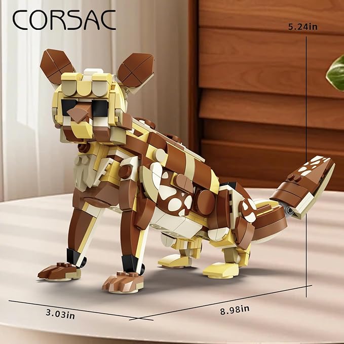Lynda Animal World Giraffe Building Blocks Set DIY Assembly Toy Educational Toy for KidsAge 8 Plusfor Birthdays