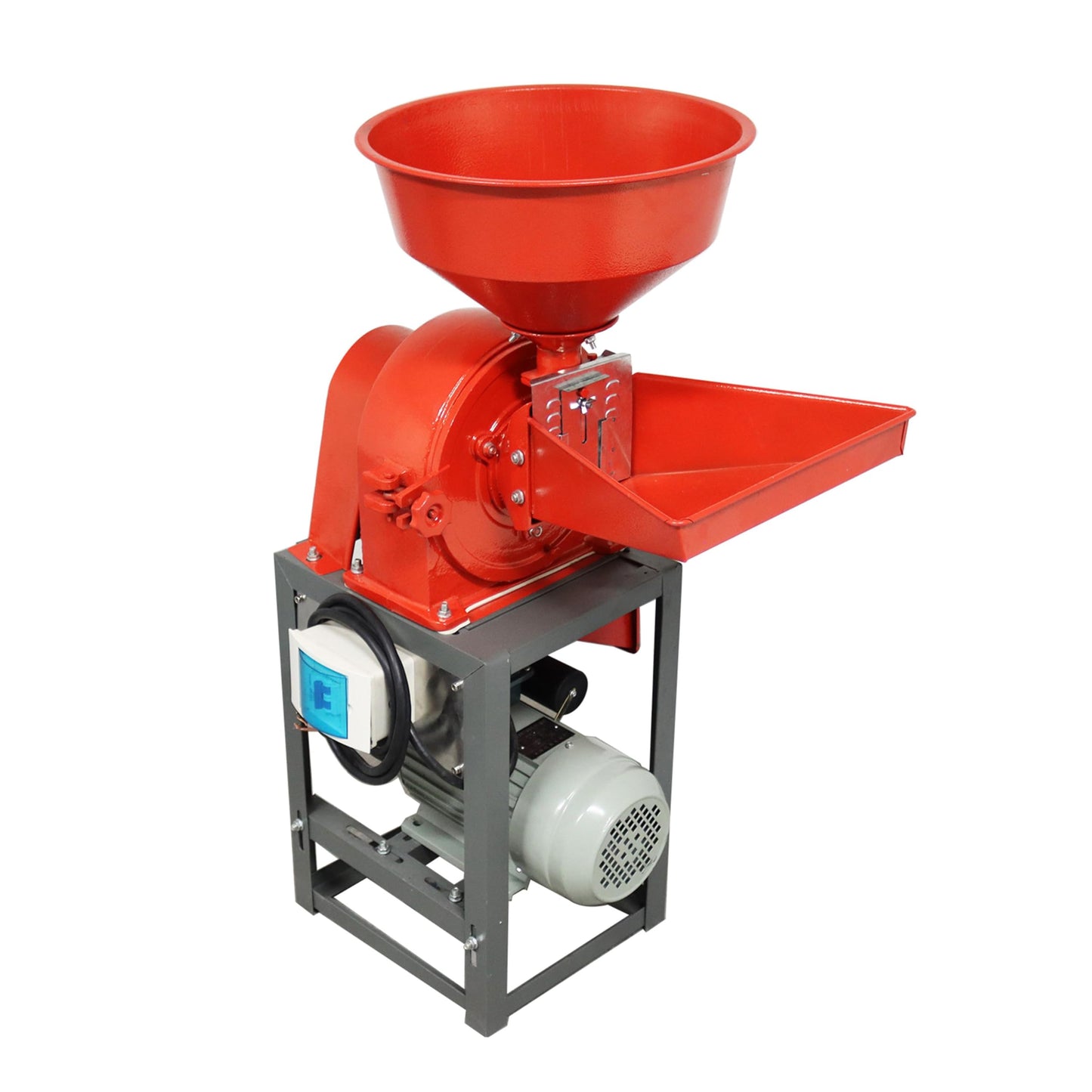 THUXEON 220V Multifunctional Crushing Machine 2.2KW Electric Grain Milling Machine Rice Grinder with 2MM 3MM Sieve Screen 220-330LBS/H for Rice Millet Corn Grain Large Material