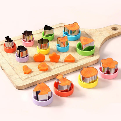 laxizar 6 Pack Sandwich Cutters Cookie Cutters Sandwich Maker Bread Maker Lunchbox 12 Small Cookie Cutters