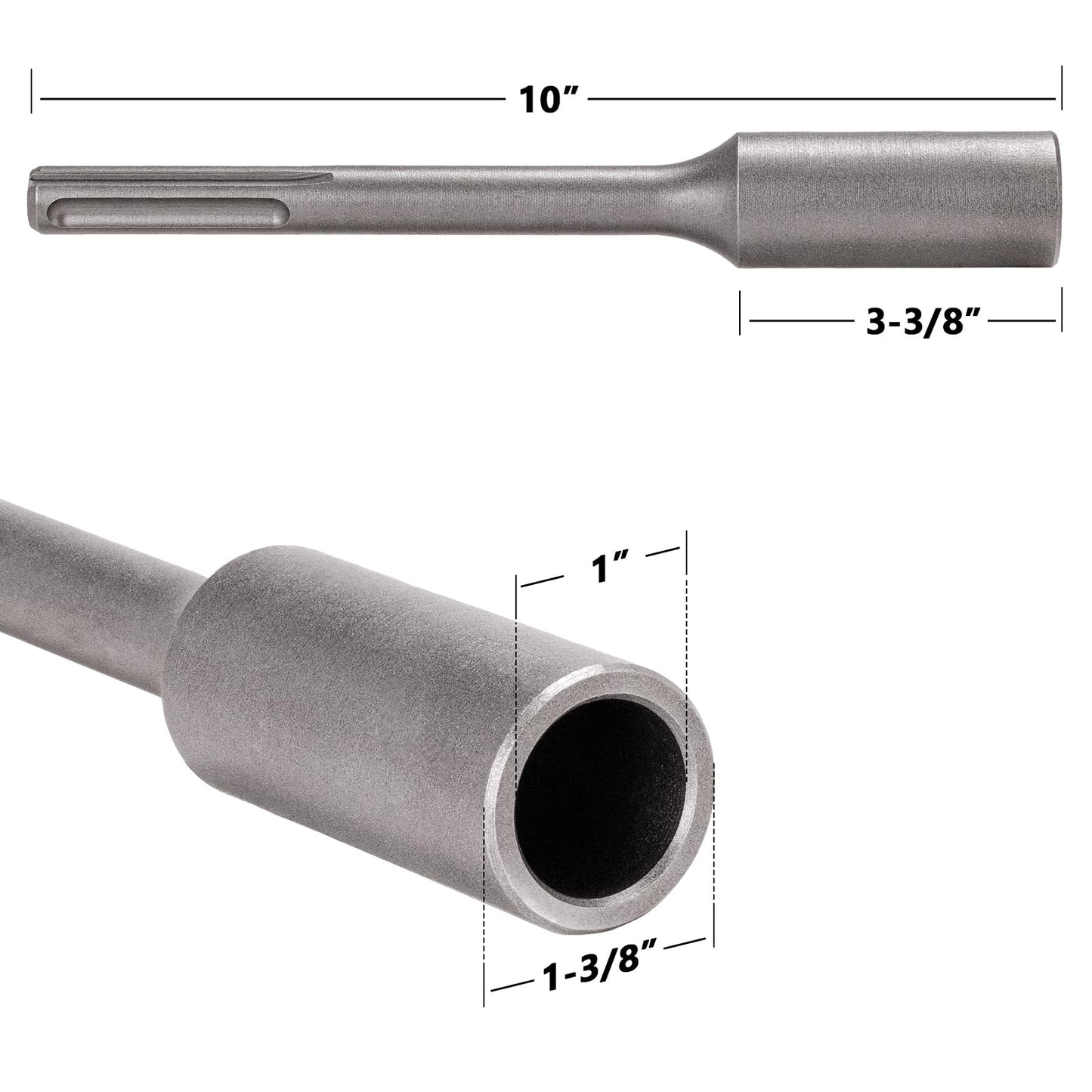 Berserker 25-Pound SDS-Max Demolition Jack Hammer with SDS Max Ground Rod Driver for 5/8 Inch & 3/4 Inch Ground Rods