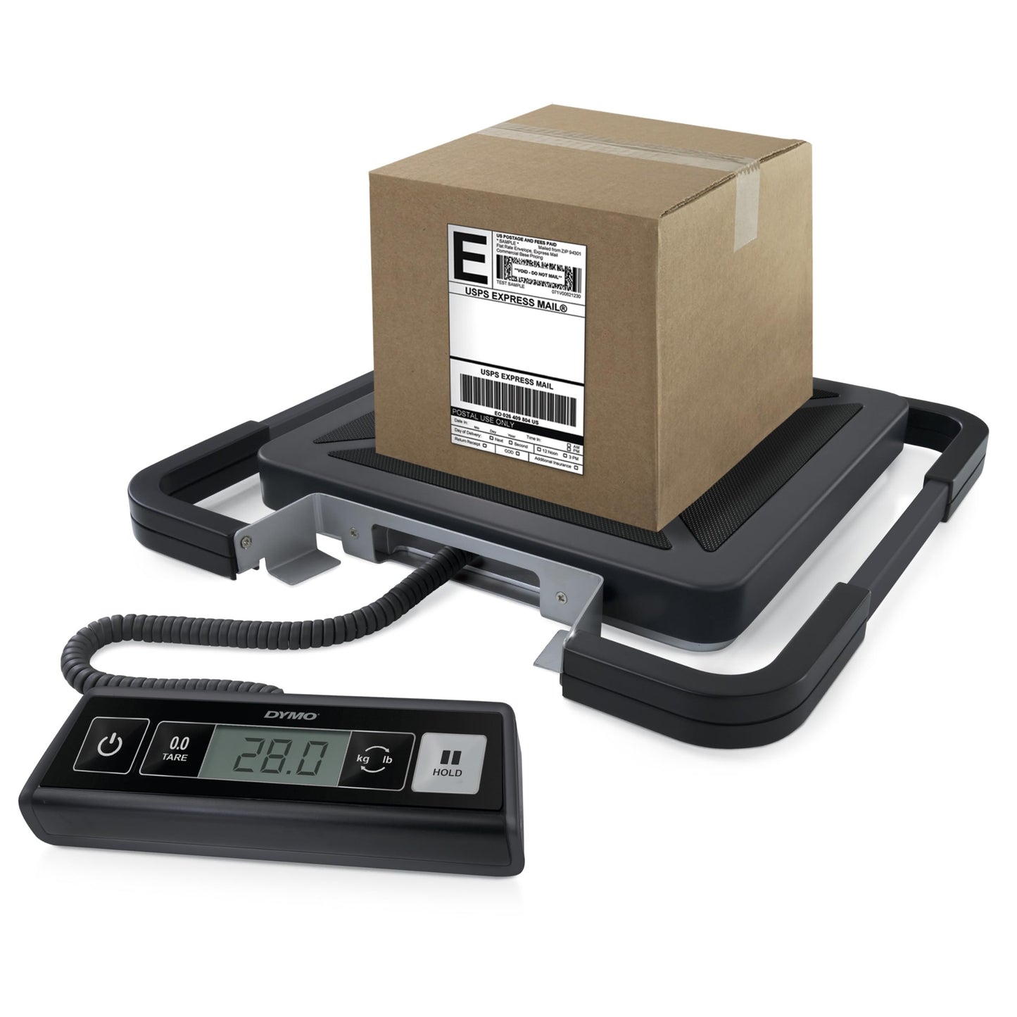 DYMO S100 Digital USB Shipping Scale, 100-Pound Capacity, Heavy Duty - for Weighing Large Mail, Packages