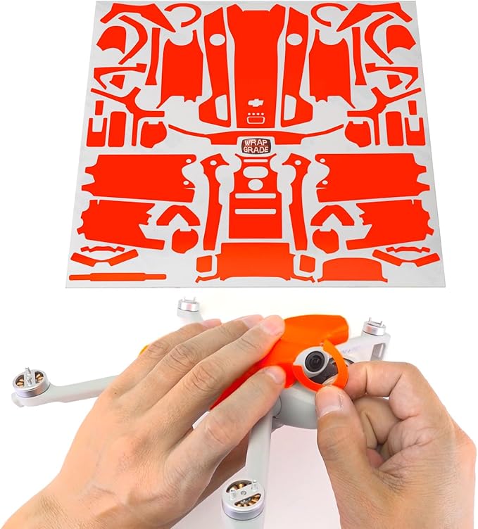 WRAPGRADE Skin Stickers Compatible with DJI Mini 4 Pro | Full Wrap (Madagascar Pearl)