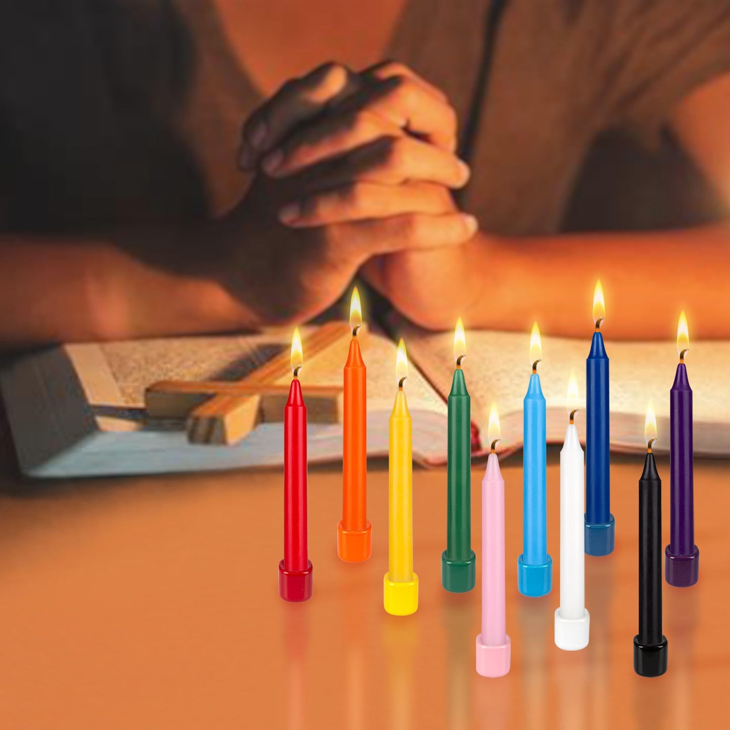 Mega Candles 20 pcs Unscented Pink Exquisite Mini Taper Spell Candles, 4 Inch Tall x 1/2 Inch Diameter, Magic Chimes, Enchantment, Casting Rituals, Witchcraft, Wiccan, Altar, Metaphysical