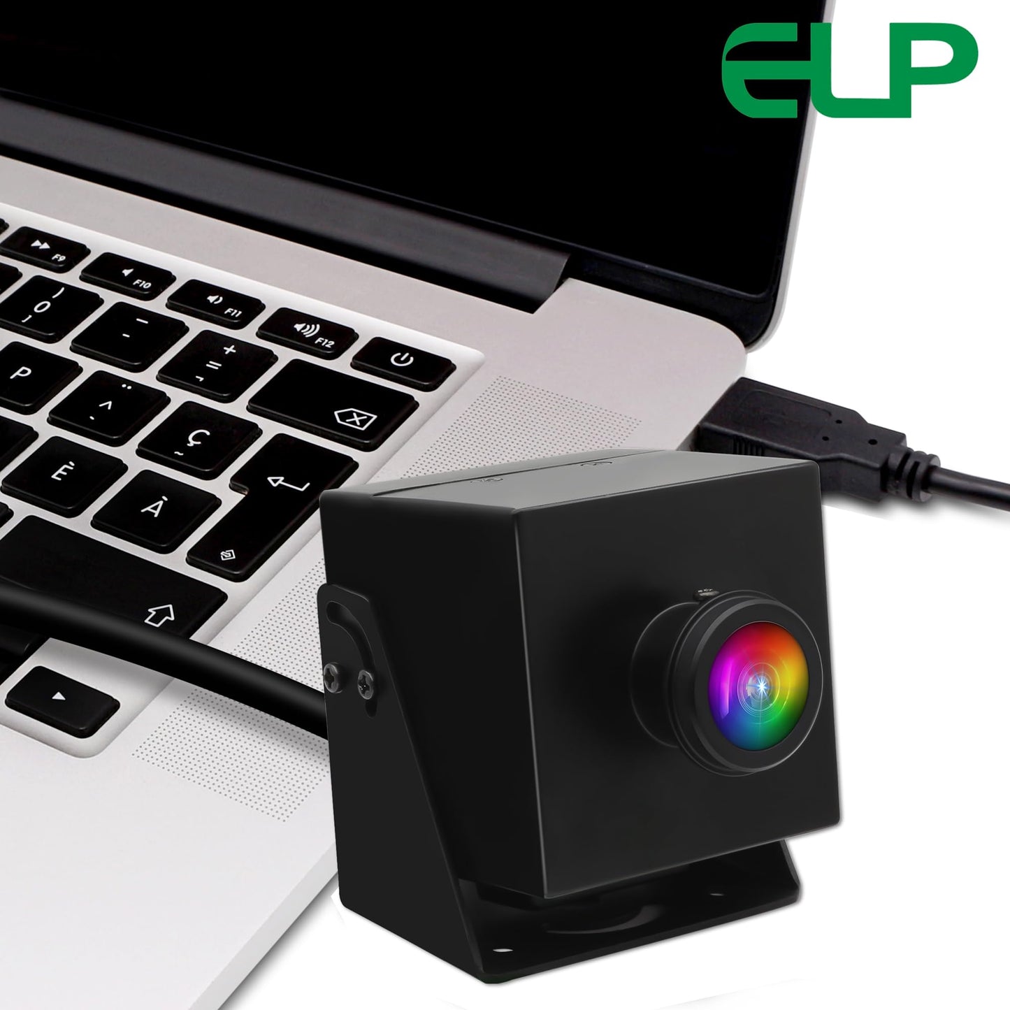 ELP 48MP USB Fisheye Webcam for Computer & Laser Engraver - 6000P USB Security Camera for Raspberry Pi (1.56mm Fisheye Lens, 200)