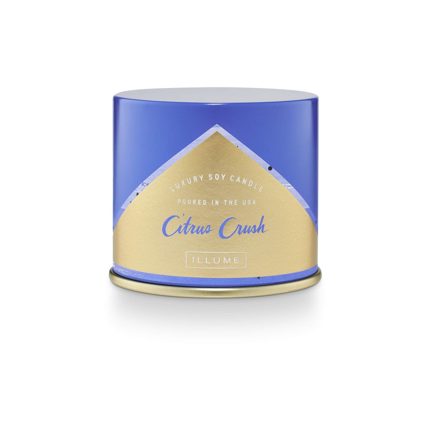Illume Citrus Crush Soy Candle, Vanity Tin, Blue, 11.8 oz.