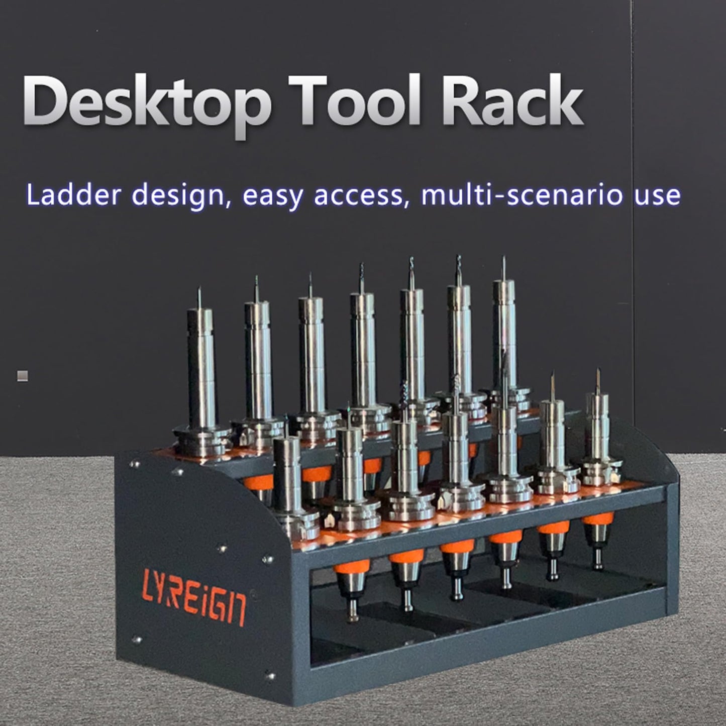 CAT 30 Tool Cart CNC, CNC Tool Holder on Desktop Randomly Placed, CNC Tool Carts Small, CNC Tool Cabinet, Easy and Convenient CNC Tool Storage CNC Tools Cart(CAT30-20CAP)…