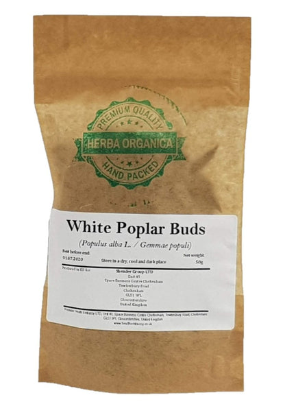 Herba Organica White Poplar Buds - Populus Alba L - Herbal Tea (50g)