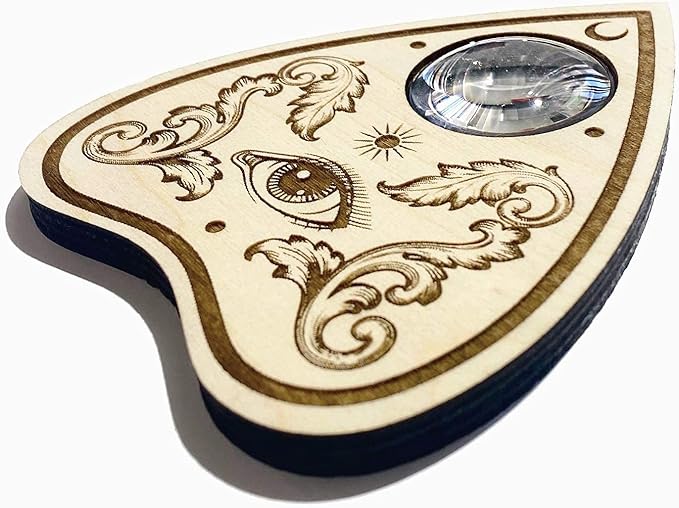 Large Spirit Board - Handmade Talking Board with Wooden Planchette - Premium Quality All Seeing Eye Board