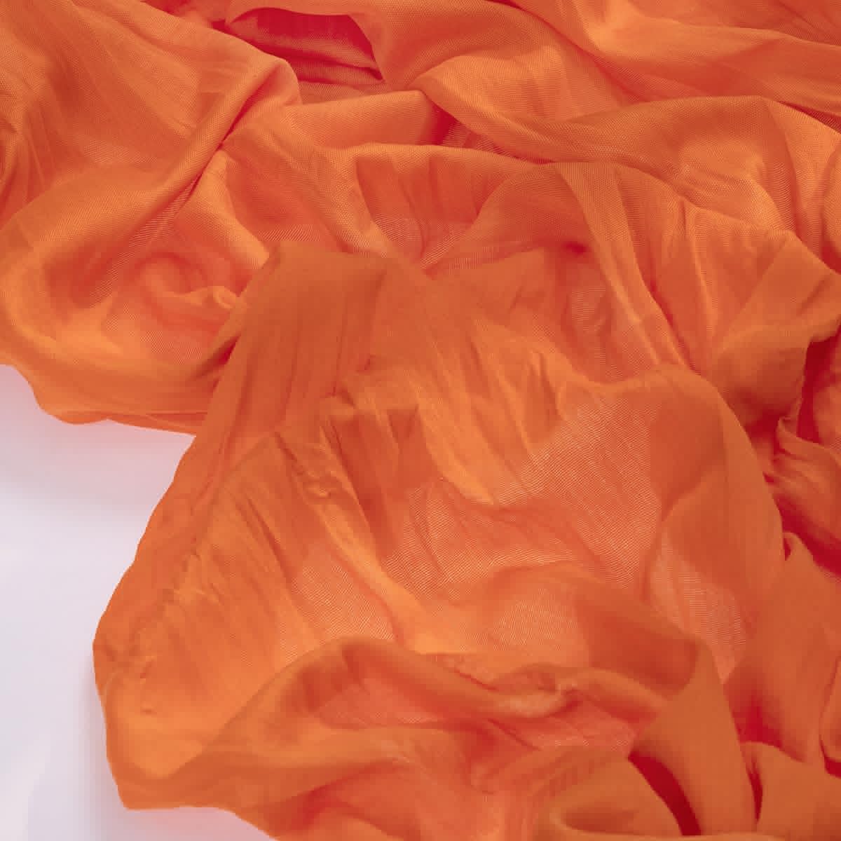 Socomi Orange Summer Cheesecloth Table Runner Boho Rustic Gauze 120 inch 10FT Cheese Cloth Sheer Runner for Wedding Party Baby Shower Birthday Home Decor Holiday Decorations
