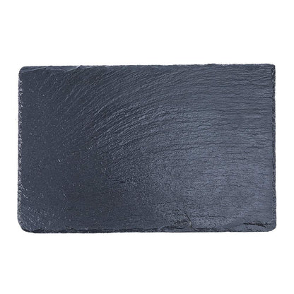 Tcrogsciss Natural Slate Cheese Boards, Individual Charcuterie Board for Appetizer, Cheese, Dessert, Tapas and Sushi Presentation