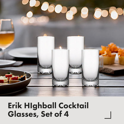 Orrefors Erik Highball Glass, Set of 4