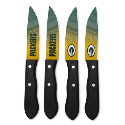 The Sports Vault NFL Green Bay Packers Steak Knives Set