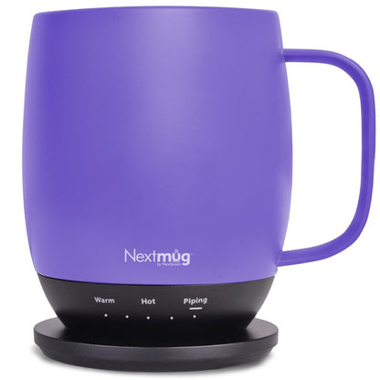Nextmug - Temperature-Controlled, Self-Heating Coffee Mug (Violet - 14 oz.)