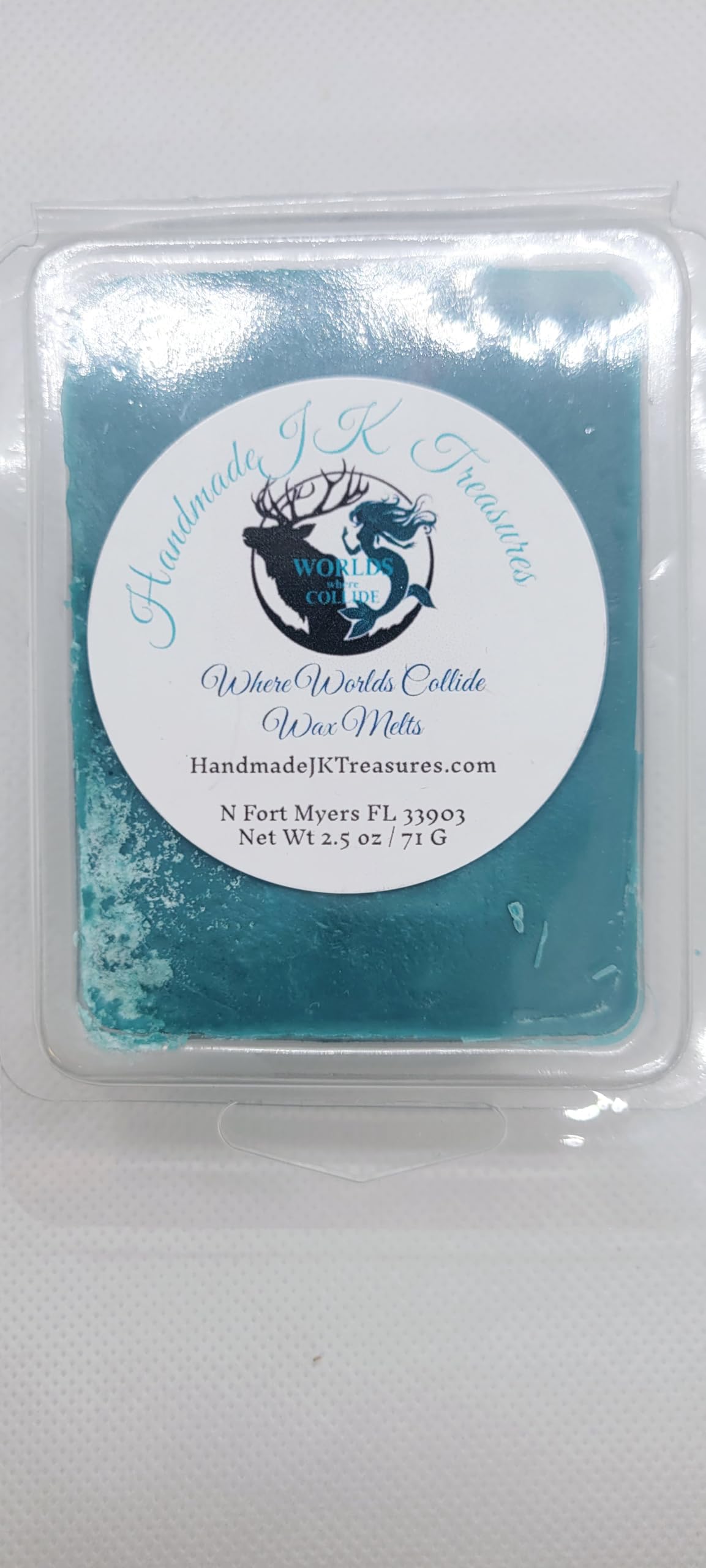 Handmade JK Treasures Where Worlds Collide Self-Care Bundle Gift Set, Candle, Wax Melts, and Squeeze Wax