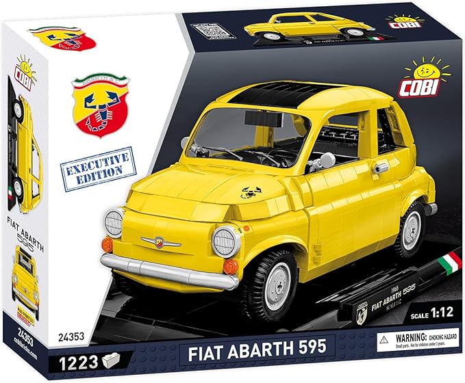 COBI Fiat Abarth 595 Vehicle - Executive Edition Building Set 1223 Pieces