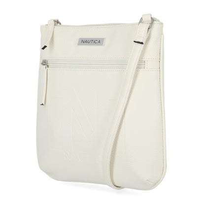 Nautica Lakeside Signature Jaquard North South Crossbody Bag