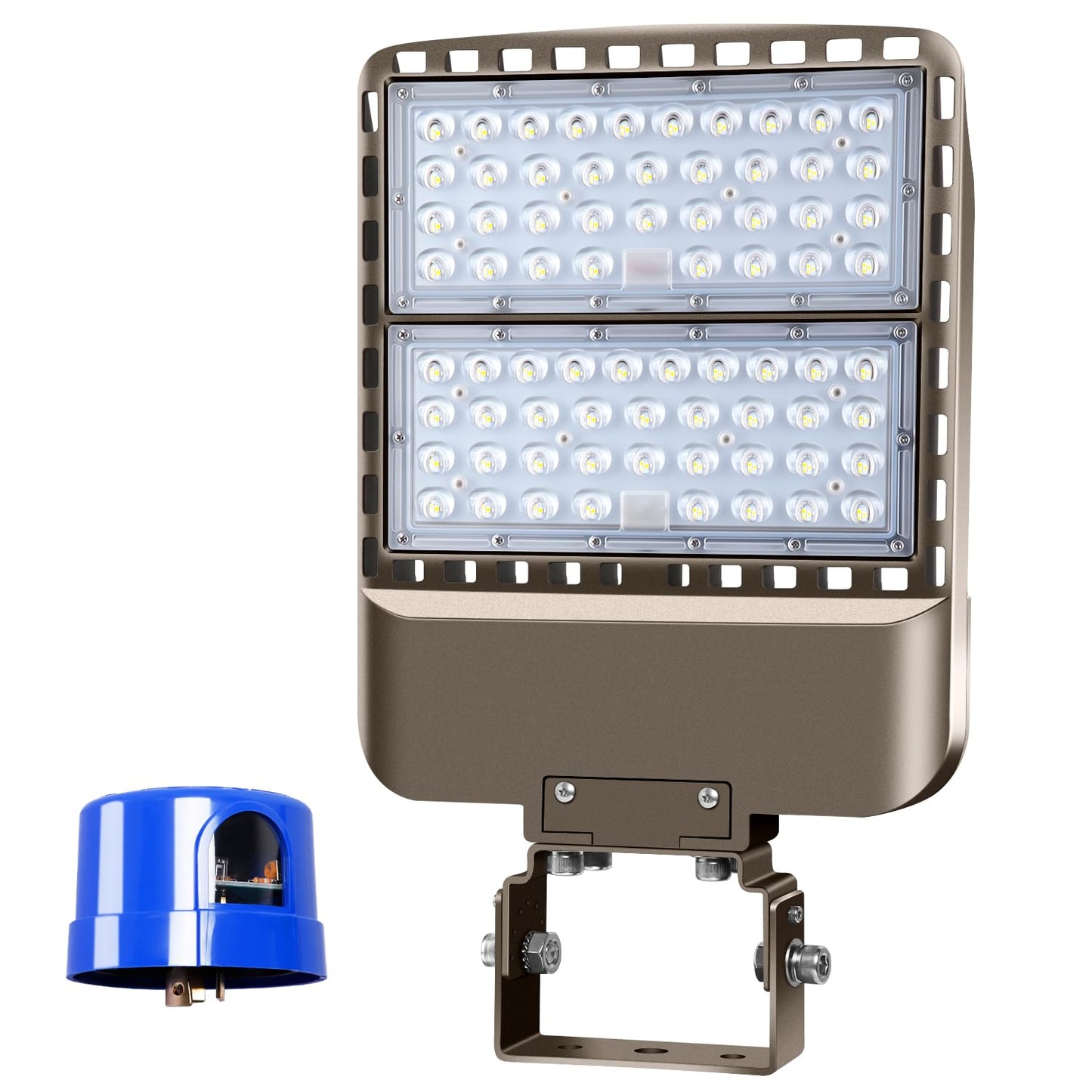 Dream Eeve 200W LED Parking Lot Lights Commercial Area Security Parking Lot Light with Dusk to Dawn 5000K 30000LM Trunnion Mount IP65 Waterproof 85-277V for Driveways
