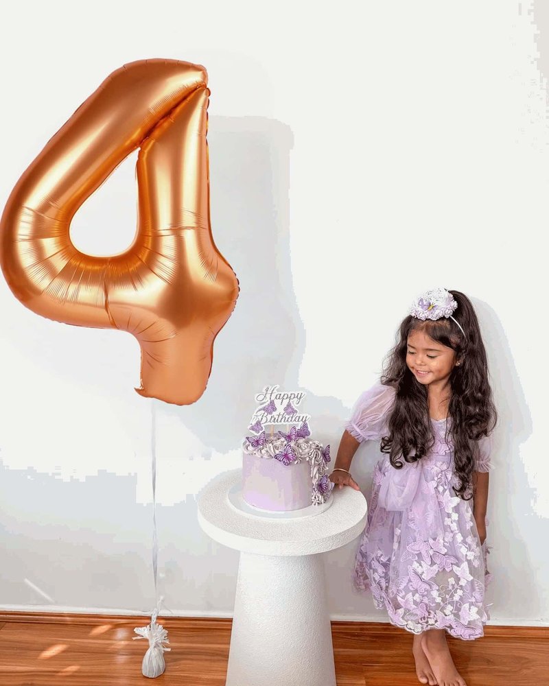 Orange Number 8 Balloon 40 Inch, 8th Birthday Party Decorations for Children, Giant 8 Foil Balloon for Party Supplies