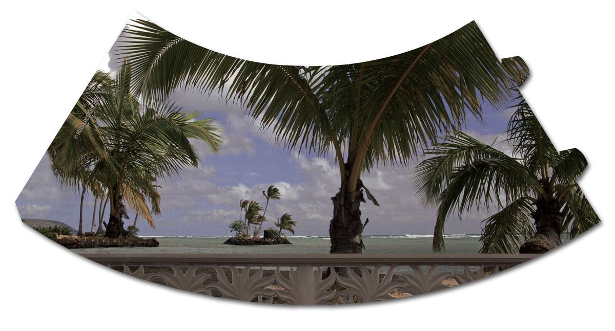 Royal Designs Vellum Tea Light Paper Wine Glass Lampshade, Beach Blue Sky, Set of 20 (TLS-1012A-20)
