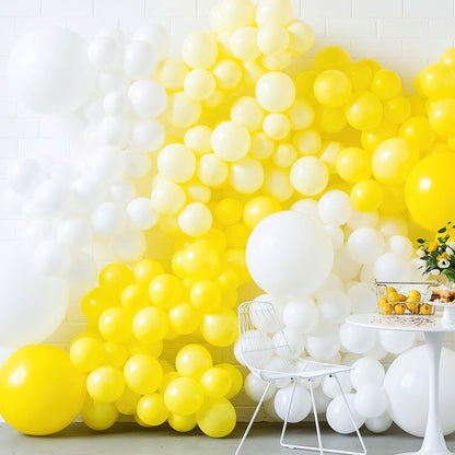 PartyWoo Yellow Balloons 20pcs 18 Inch Yellow Latex Helium Balloons for Birthday Baby Shower Graduation Sunflower Anniversary Engagement Bee Hawaiian Beach Lemon Theme Party Decorations Yellow-Y55