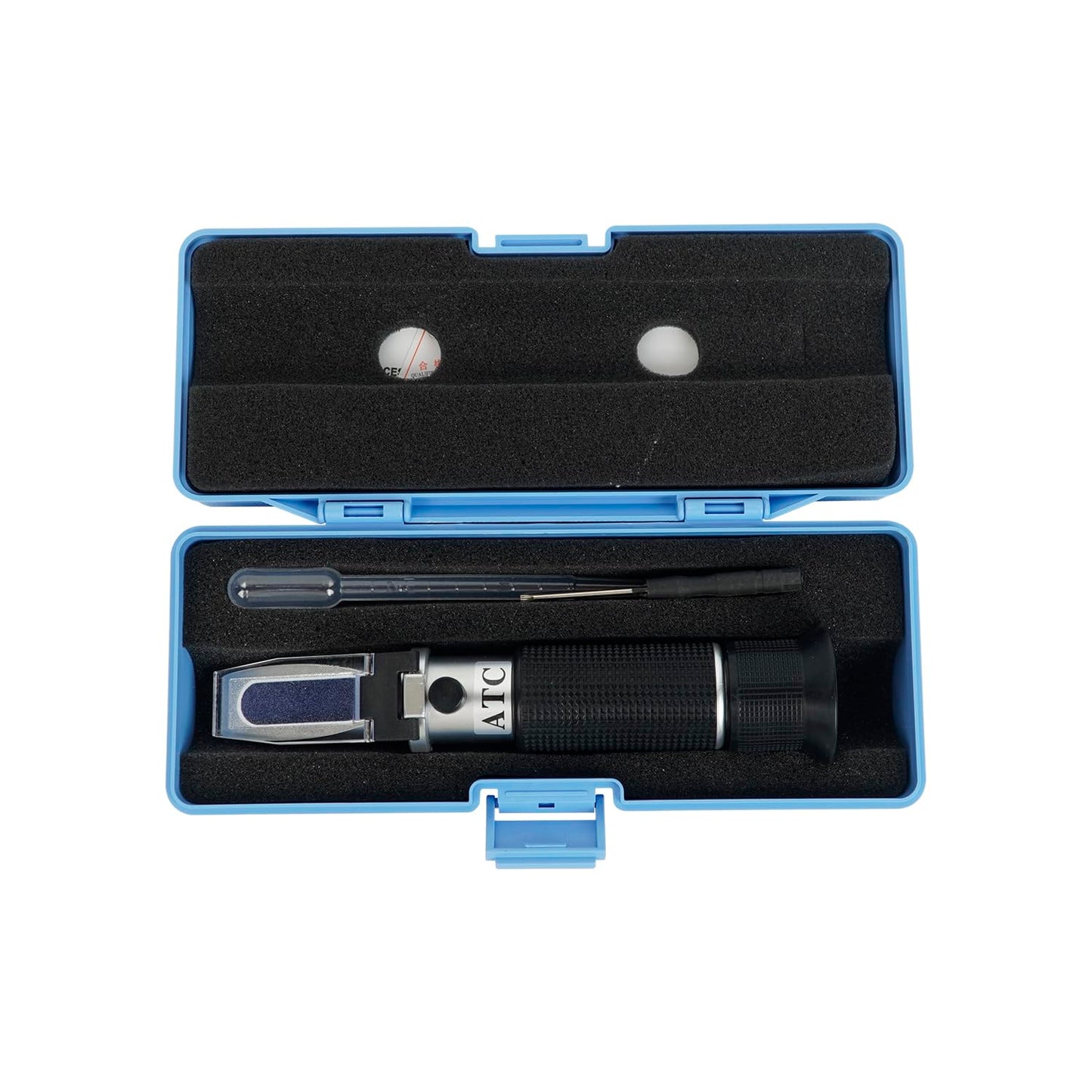 NANBEI 0-32% Brix Meter Refractometer with ATC, brix Refractometer,lab Refractometer forfruit, Fruit Juice,Wine Making